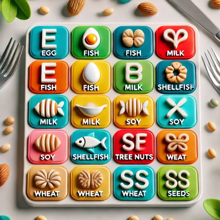 Allergen legend